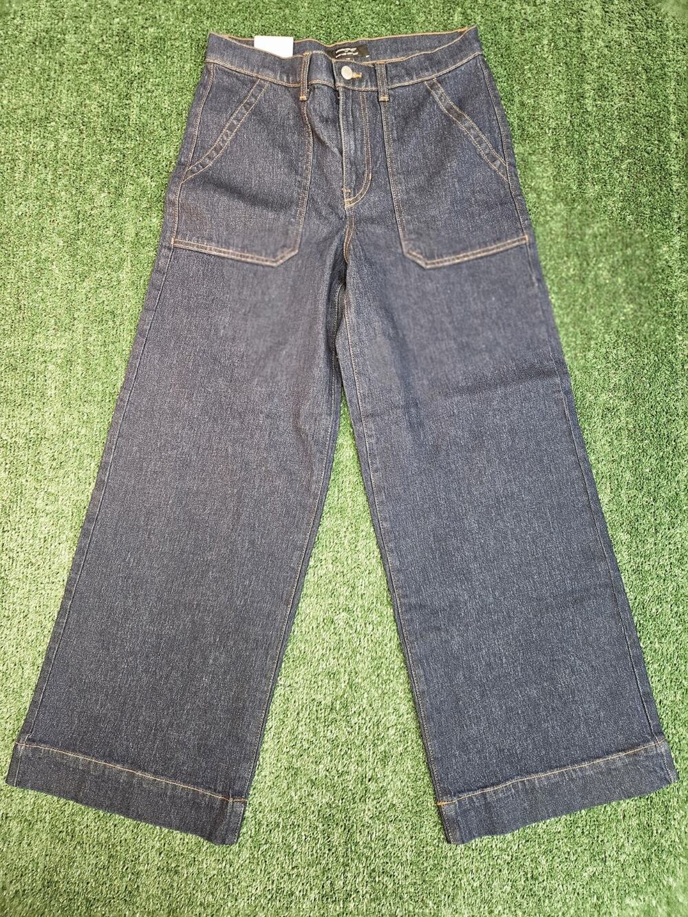 NEW WITH TAGS Banana Republic Wide Leg High Rise Jeans Womens 28 denim